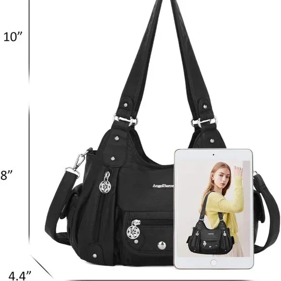 Womens Purses and Handbags PU Leather Shoulder Bag Fashion Hobo Bags for Girls